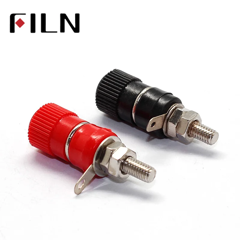 2PCS/LOT 910 Terminal Blocks 4mm Amplifier Terminal Connector Binding Post Banana Plug Jack Mount red and black
2PCS/LOT 910 Terminal Blocks 4mm Amplifier Terminal Connector Binding Post Banana Plug Jack Mount red and black