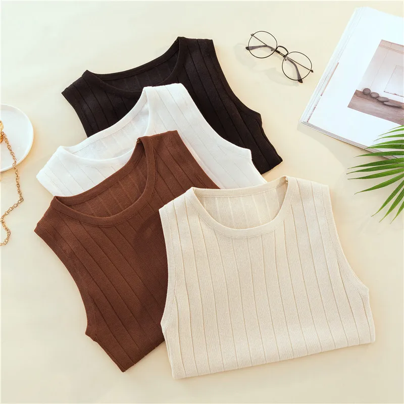 2019 New O Neck Tank Tops Female Summer Fashion Solid Women High Quality Black White Apricot Tops Sexy And Cute
2019 New O Neck Tank Tops Female Summer Fashion Solid Women High Quality Black White Apricot Tops Sexy And Cute