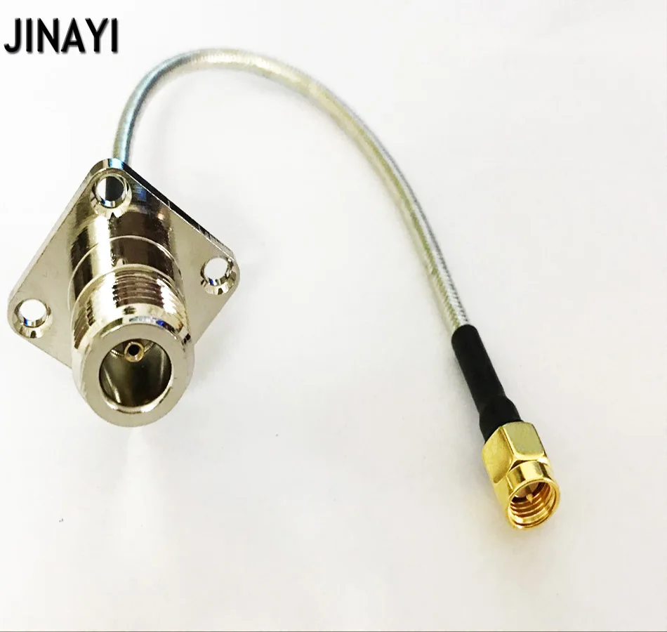 2pcs/lot SMA male to N female 4 holes Flange panel Mount pigtail semi-rigid RG402 Coax Coaxial Cable 20cm 50Ohm
2pcs/lot SMA male to N female 4 holes Flange panel Mount pigtail semi-rigid RG402 Coax Coaxial Cable 20cm 50Ohm