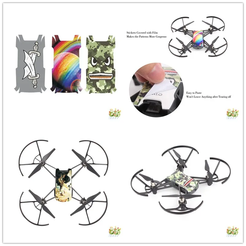 3pcs/Set Sticker Cool Waterproof PVC Stickers Body Decals for DJI TELLO Drone high quality
3pcs/Set Sticker Cool Waterproof PVC Stickers Body Decals for DJI TELLO Drone high quality