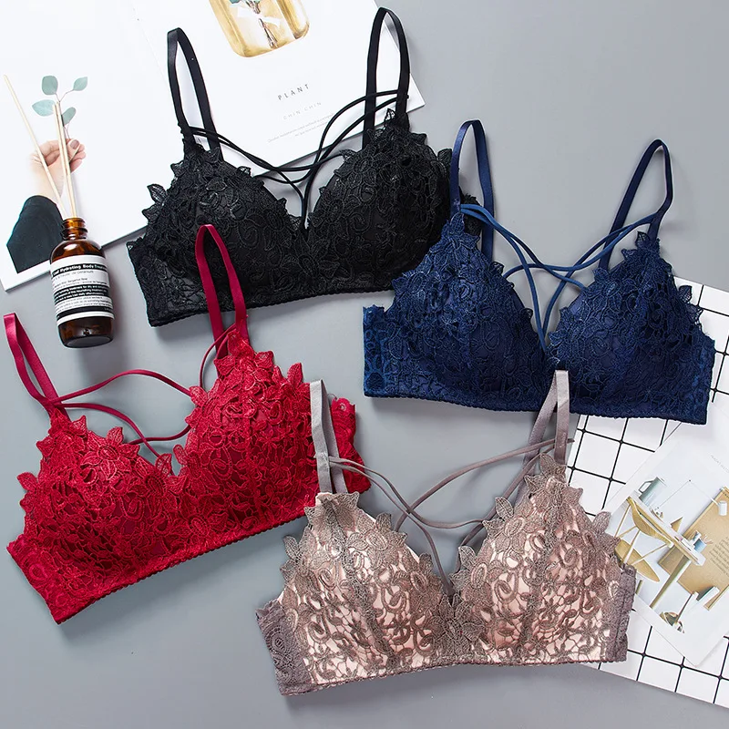 Sexy Lace Bra Women Wireless Adjusted Bralette Wine Red Brassiere Seamless Push Up Bras Women Underwear Floral Lingerie Black
Sexy Lace Bra Women Wireless Adjusted Bralette Wine Red Brassiere Seamless Push Up Bras Women Underwear Floral Lingerie Black