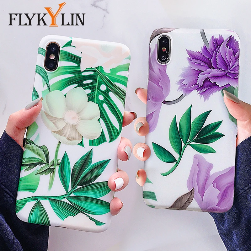 FLYKYLIN Flowers For iphone 6 6S X XS Max XR 7 8 Plus Phone Cases Colorful Floral Art Leaf Coque Soft IMD Silicone Back Cover
FLYKYLIN Flowers For iphone 6 6S X XS Max XR 7 8 Plus Phone Cases Colorful Floral Art Leaf Coque Soft IMD Silicone Back Cover