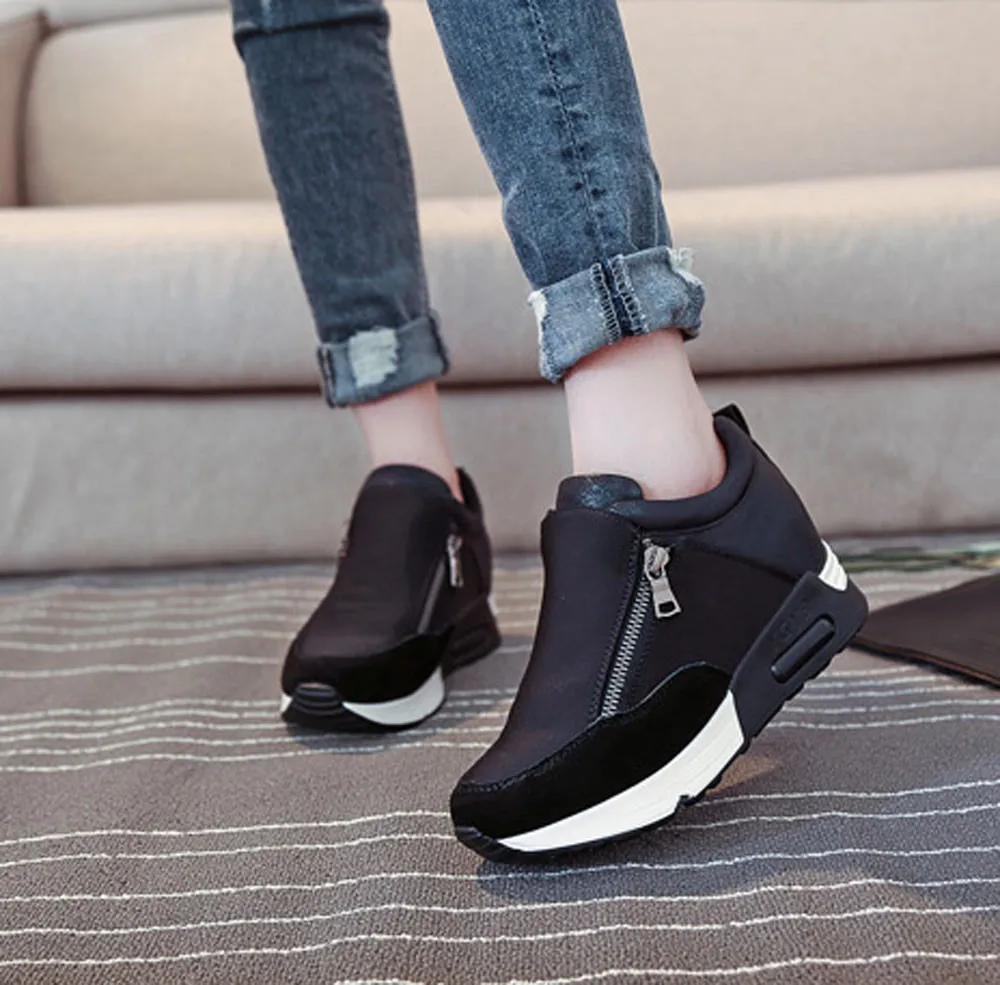 Women Fashion Sneakers Sports Running Thick Bottom Platform Shoes sneakers women black 2019 spring summer mujer #3
Women Fashion Sneakers Sports Running Thick Bottom Platform Shoes sneakers women black 2019 spring summer mujer #3