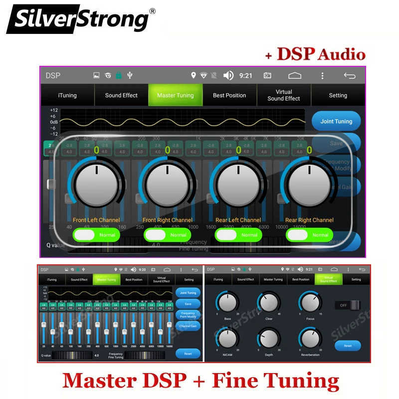 SilverStrong MASTER DSP Optional for Android9.0 M3 Series Car DVD GPS NAVIGATION 2DIN Radio
SilverStrong MASTER DSP Optional for Android9.0 M3 Series Car DVD GPS NAVIGATION 2DIN Radio