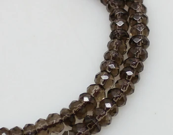 Miss00341 wholesale lot 5strand 4mm*6mm natural roundel faceted Smoky Quartz loose 15" long
Miss00341 wholesale lot 5strand 4mm*6mm natural roundel faceted Smoky Quartz loose 15" long