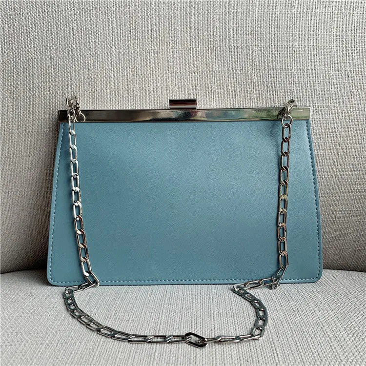 Women Square Bag Genuine Leather Clamp Chain Pure Color Lady Handbag Shoulder Slant 2019 New Summer Fashion European American
Women Square Bag Genuine Leather Clamp Chain Pure Color Lady Handbag Shoulder Slant 2019 New Summer Fashion European American
