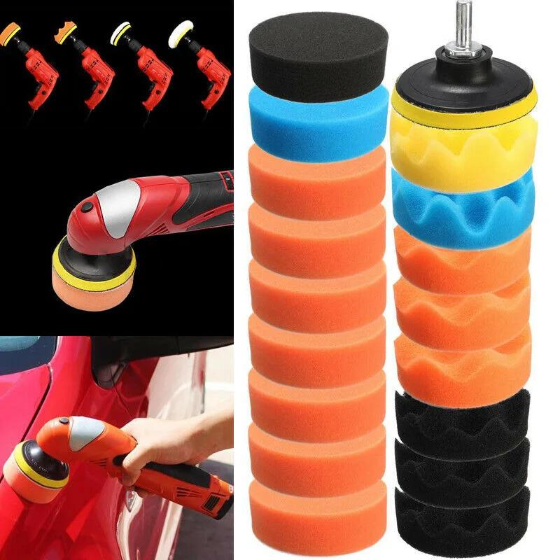 19pcs/Set car waxing polishing pads new 3" Inch 80mm Sponge Buff Buffing Polishing Pads Kit For Car Polisher washing
19pcs/Set car waxing polishing pads new 3" Inch 80mm Sponge Buff Buffing Polishing Pads Kit For Car Polisher washing