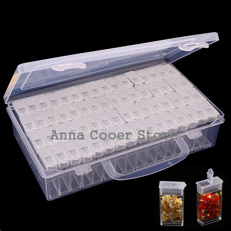 64/128/pcs Diamond Painting Tools Beads Container Rhinestone Diamond Embroidery Stone Storage Accessory Mosaic
64/128/pcs Diamond Painting Tools Beads Container Rhinestone Diamond Embroidery Stone Storage Accessory Mosaic