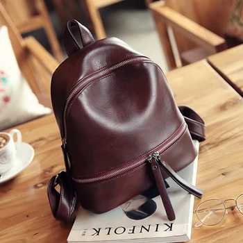 Vintage Women Backpack Designer PU Leather Female Travel Backpacks small Preppy style School Bag for girls Rucksack Black Brown
Vintage Women Backpack Designer PU Leather Female Travel Backpacks small Preppy style School Bag for girls Rucksack Black Brown