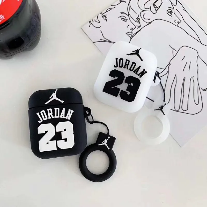 Fashion street brand flying man 23 black white Earphone Headset silicone case For Airpods 1 2 Wireless Bluetooth bag box
Fashion street brand flying man 23 black white Earphone Headset silicone case For Airpods 1 2 Wireless Bluetooth bag box