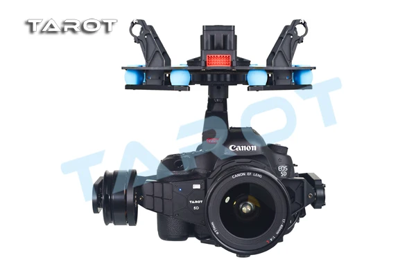 Tarot 5D3 3 Axis GOPRO Stabilization Gimbal TL5D001 Integration Design for Multicopter FPV 5D Mark III DSLR Camera
Tarot 5D3 3 Axis GOPRO Stabilization Gimbal TL5D001 Integration Design for Multicopter FPV 5D Mark III DSLR Camera