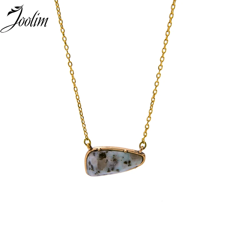 JOOLIM Jewelry Wholesale/ Simple Natural Stone Necklace Pendant Necklace free shipping
JOOLIM Jewelry Wholesale/ Simple Natural Stone Necklace Pendant Necklace free shipping