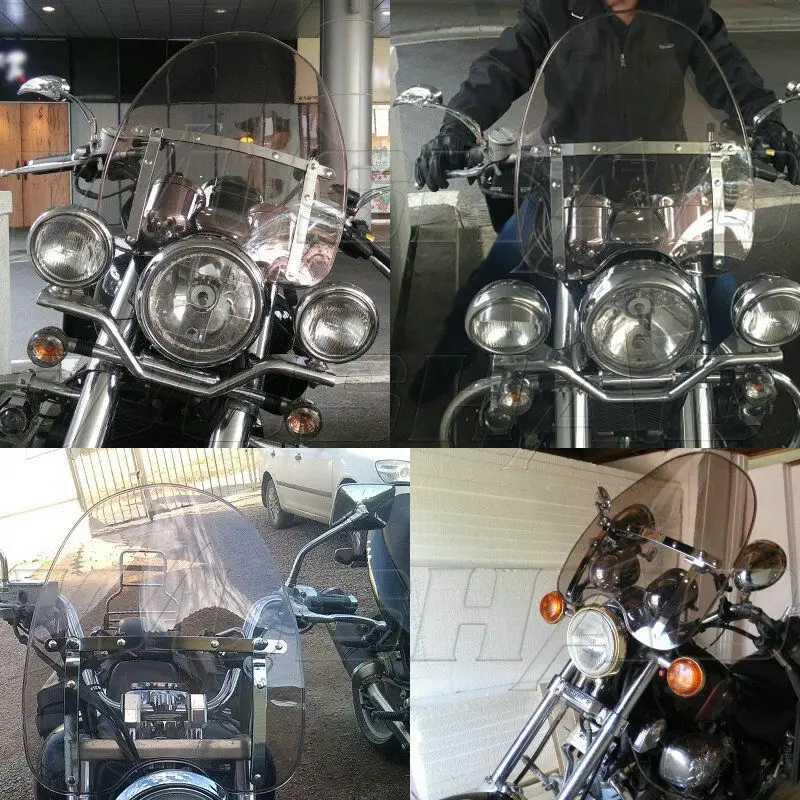 7/8" And 1" Handlebars Windscreen For 1983 - 2009 Honda Shadow 125 400 5000 VT125 VT400 VT500 Motorcycle Windshield
7/8" And 1" Handlebars Windscreen For 1983 - 2009 Honda Shadow 125 400 5000 VT125 VT400 VT500 Motorcycle Windshield