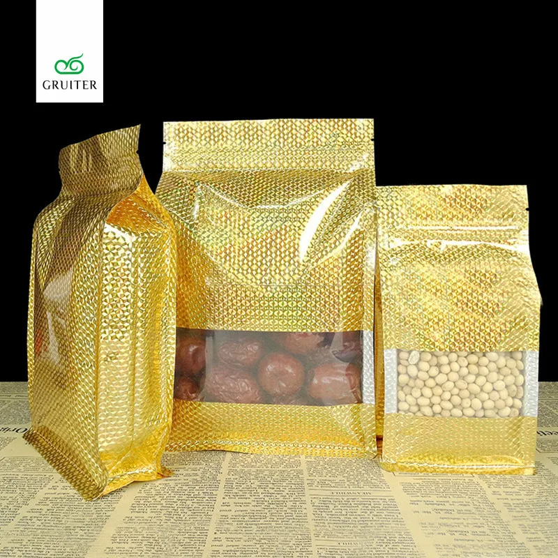 Variety Sizes With High Class Wholesale 50pcs Gold Glossy Foil Mylar Bags Flat Bottom Stand Up Zip Lock Bags Thick W/window
Variety Sizes With High Class Wholesale 50pcs Gold Glossy Foil Mylar Bags Flat Bottom Stand Up Zip Lock Bags Thick W/window