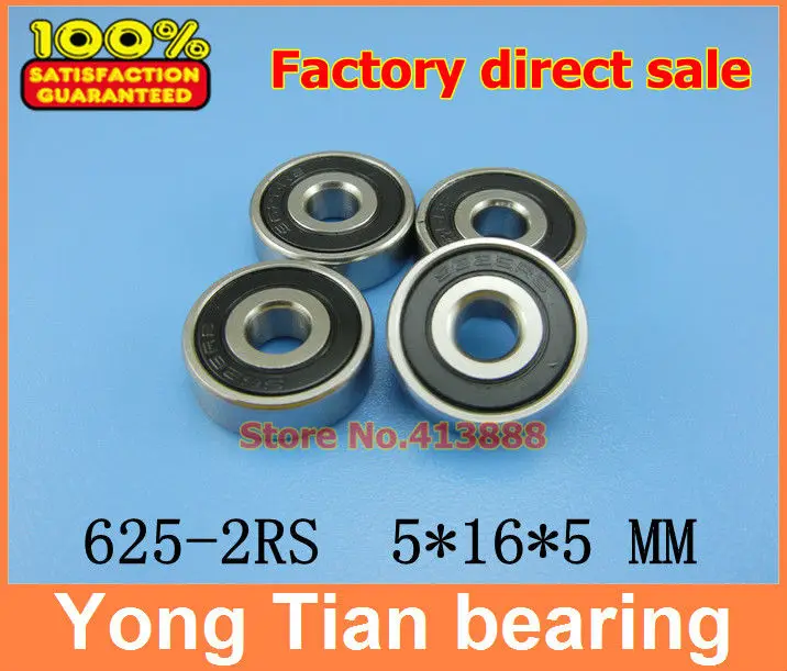 Factory direct sale 625-2RS 5*16*5 mm Double rubber seals deep groove ball bearing 625 2RS / 625RS
Factory direct sale 625-2RS 5*16*5 mm Double rubber seals deep groove ball bearing 625 2RS / 625RS