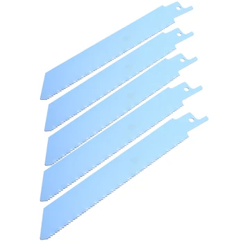 5pcs Blue S922BF Bi-metal Saw Blades 150mm Metal Cutting Reciprocating Sabre Saw Blades 1/2" Universal Shank for Bosch
5pcs Blue S922BF Bi-metal Saw Blades 150mm Metal Cutting Reciprocating Sabre Saw Blades 1/2" Universal Shank for Bosch