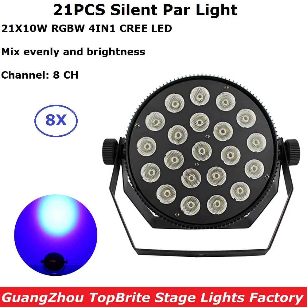 Портативный алюминиевый корпус 8XLot Par 21X10W RGBW светодиодный в 1, плоские светодиодные светильники CREE LED S 8CH, профессиональное оборудование для сцены
Портативный алюминиевый корпус 8XLot Par 21X10W RGBW светодиодный в 1, плоские светодиодные светильники CREE LED S 8CH, профессиональное оборудование для сцены