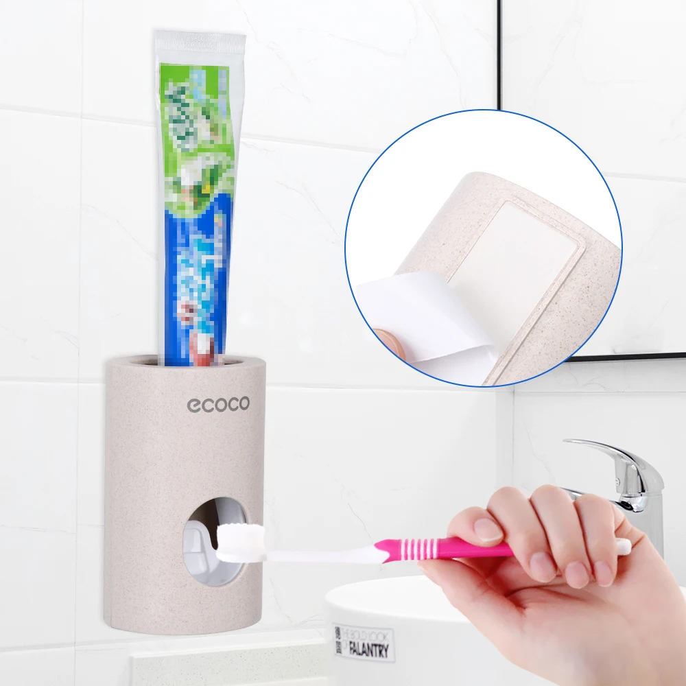 New Practical Automatic Toothpaste Wall-Mounted Squeezer Dispenser PP Wheat Straw Hands-free Toothbrush Holder Extrusion
New Practical Automatic Toothpaste Wall-Mounted Squeezer Dispenser PP Wheat Straw Hands-free Toothbrush Holder Extrusion