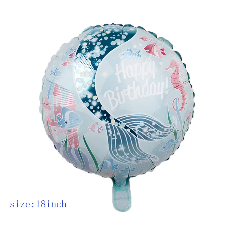 5 шт./компл. новые 18 дюймовые круглые воздушные шары на день рождения украшение