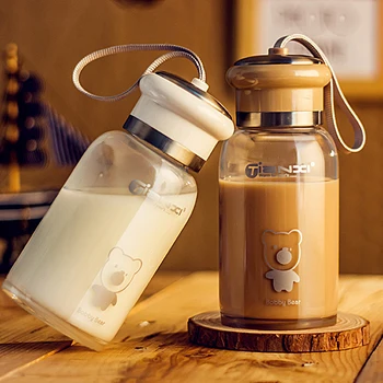 Colorful Cute Glass Water Bottle With Portable Belt Fashionable Glass Sports Kettle Glass WaterCup for Automobile SH133
Colorful Cute Glass Water Bottle With Portable Belt Fashionable Glass Sports Kettle Glass WaterCup for Automobile SH133