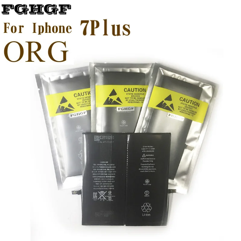 FGHGF 5PCS high quality Original IC battery For Iphone 7 PLUS smartphone replacement 2900mah Made by Orig Org protection Board
FGHGF 5PCS high quality Original IC battery For Iphone 7 PLUS smartphone replacement 2900mah Made by Orig Org protection Board