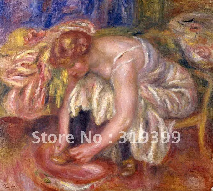 Oil Painting Reproduction on linen canvas,woman tying her shoelace by pierre auguste renoir,Free DHL Shipping,handmade
Oil Painting Reproduction on linen canvas,woman tying her shoelace by pierre auguste renoir,Free DHL Shipping,handmade