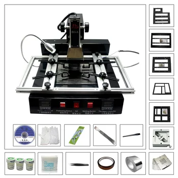 M770 Infrared BGA Rework station 220V 2 Zones with BGA Reballing tool Kit 23pcs 90mm Game Console Stencils XBOX/PS3 Bracket
M770 Infrared BGA Rework station 220V 2 Zones with BGA Reballing tool Kit 23pcs 90mm Game Console Stencils XBOX/PS3 Bracket