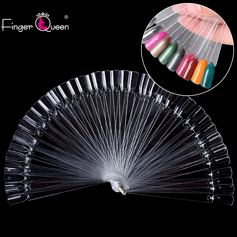 FingerQueen 50tips/pcs False Nail Art Tips Stick Display,Nail Polish Color Design Chart Foldable Practice Fan Board Nail Tools
FingerQueen 50tips/pcs False Nail Art Tips Stick Display,Nail Polish Color Design Chart Foldable Practice Fan Board Nail Tools