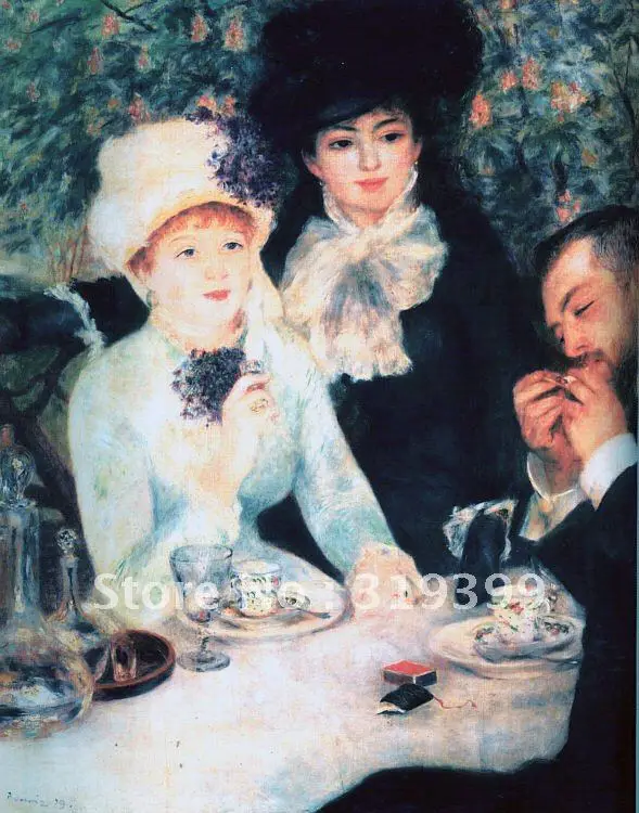 Linen Canvas Oil Painting reproduction, after the luncheon by pierre Auguste renoir,Free DHL Shipping,100% handmade
Linen Canvas Oil Painting reproduction, after the luncheon by pierre Auguste renoir,Free DHL Shipping,100% handmade