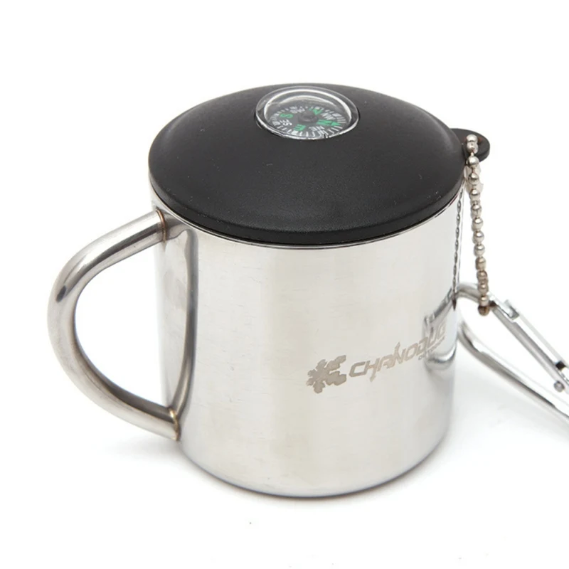 Outdoor Stainless Steel Mug With Handle And Lid Insulation Lightweight Thermal Cup Carabiner Backpacking Hiking Mug
Outdoor Stainless Steel Mug With Handle And Lid Insulation Lightweight Thermal Cup Carabiner Backpacking Hiking Mug