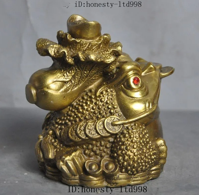 Christmas lucky Chinese brass cabbage wealth ingot money coin toad mouth swallow coin statue Halloween
Christmas lucky Chinese brass cabbage wealth ingot money coin toad mouth swallow coin statue Halloween