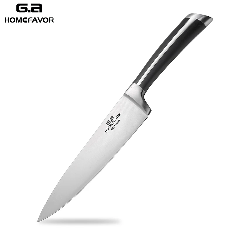 G.a HOMEFAVOR Brand Kitchen Knives Chef Knife Hand 8 Inch Stainless Steel Sharp Blade Kitchen Accessories Cooking Tools
G.a HOMEFAVOR Brand Kitchen Knives Chef Knife Hand 8 Inch Stainless Steel Sharp Blade Kitchen Accessories Cooking Tools