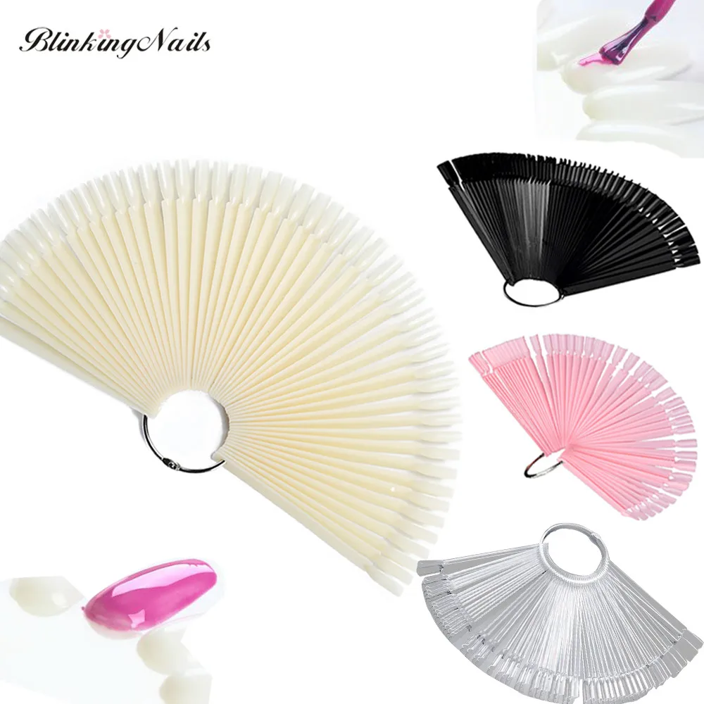 BlinkingNails Fan-shaped 50pcs Black False Nail Art Tips Display for Nail Polish Color Chart in Acrylic Nail Natural White
BlinkingNails Fan-shaped 50pcs Black False Nail Art Tips Display for Nail Polish Color Chart in Acrylic Nail Natural White