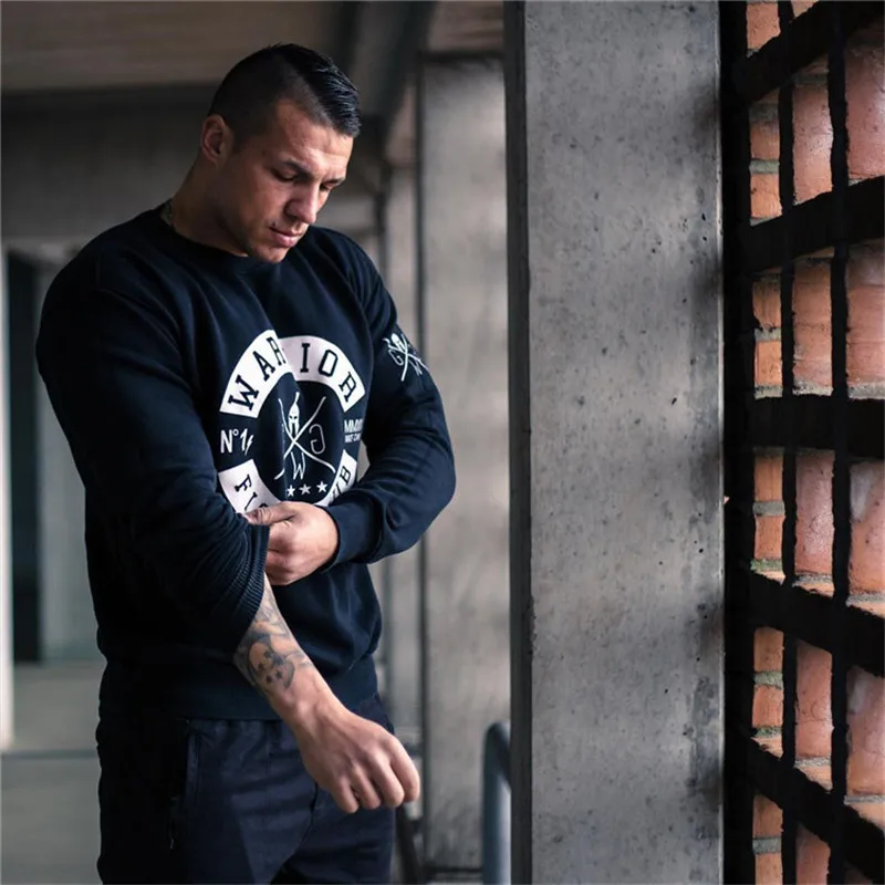 fitness Men Sweatshirt Sport gym long t shirt (14)