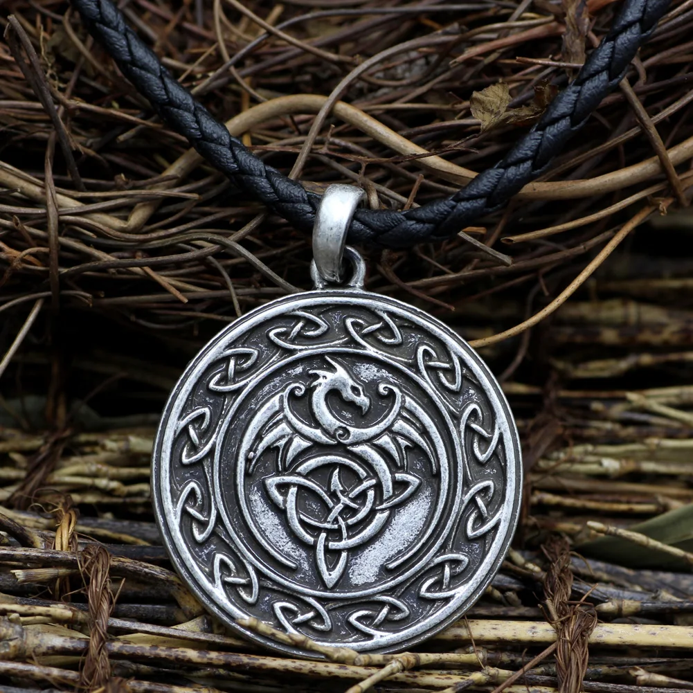 youe shone Men Large Chain Double Side Viking Slavic talisman Triangle Knot Celtic Dragon Pendant Necklace
youe shone Men Large Chain Double Side Viking Slavic talisman Triangle Knot Celtic Dragon Pendant Necklace
