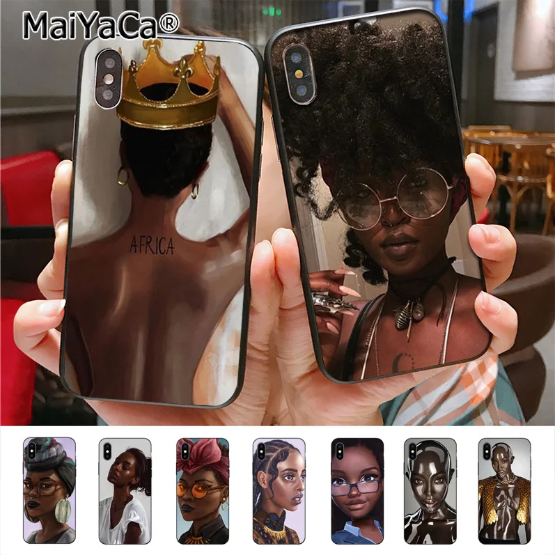 MaiYaCa Afro Girls art Phone Case Cover for iphone 11 Pro X XS XR XS MAX 8plus 7 6splus se 7plus case Cover
MaiYaCa Afro Girls art Phone Case Cover for iphone 11 Pro X XS XR XS MAX 8plus 7 6splus se 7plus case Cover