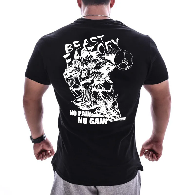 GYMPXINRAN Gyms Fitness Bodybuilding T-shirt Summer Casual Print Cotton Short sleeve Black Tee shirt Male Workout Crossfits Tops
GYMPXINRAN Gyms Fitness Bodybuilding T-shirt Summer Casual Print Cotton Short sleeve Black Tee shirt Male Workout Crossfits Tops