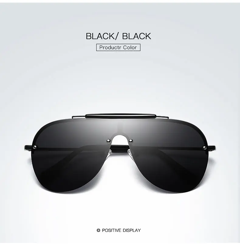 MININMUM One Piece Sunglasses Men Oversize Driving Cool Sun Glasses Square Male Oculos Gafas High Quality HD Polarized Eyewear 1 (8)
