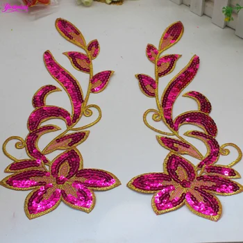 YACKALASI 3 Pairs/Lot 3D Flower Sequined Patches Lace Appliqued Mirror Pair Floral Opera Dress Iron On Embroidery Trims 12.5*31
YACKALASI 3 Pairs/Lot 3D Flower Sequined Patches Lace Appliqued Mirror Pair Floral Opera Dress Iron On Embroidery Trims 12.5*31