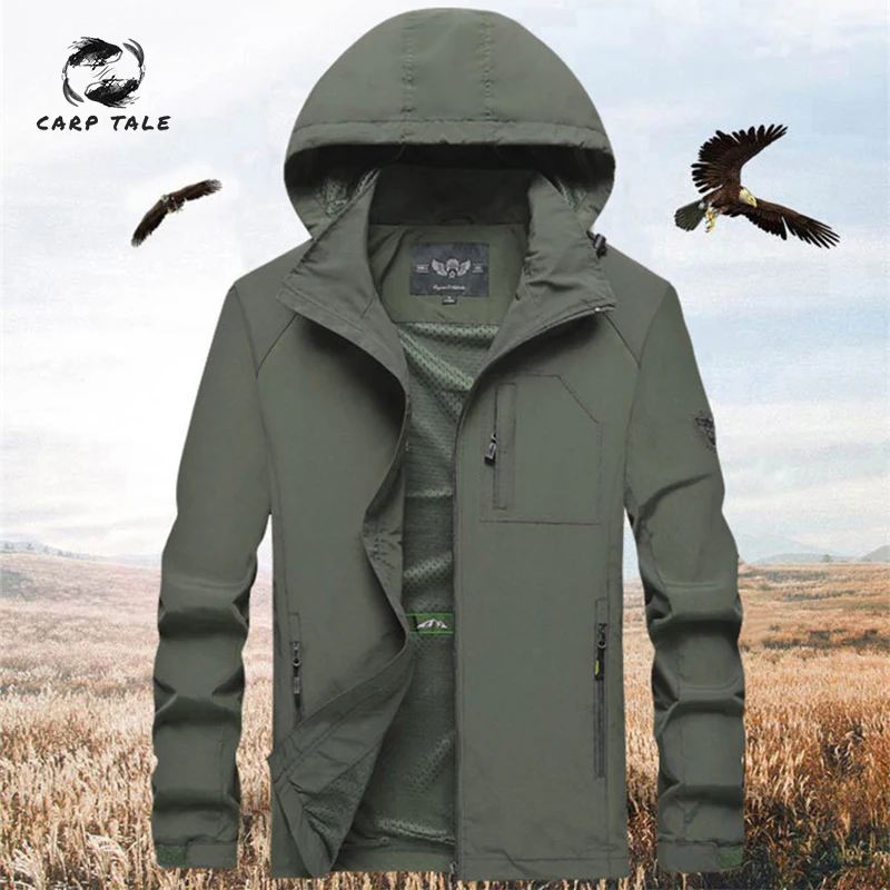 Spring new assault jacket men's shirt outdoor sports and leisure thin section large size windbreaker jacket hooded jacket tide
Spring new assault jacket men's shirt outdoor sports and leisure thin section large size windbreaker jacket hooded jacket tide