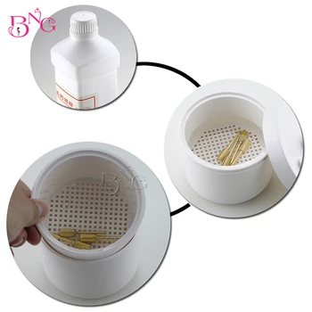 BNG Nail Drill Bits Cleaning Disinfection Storage Box Nail Art Manicure Tool Round Clean Sterilizer Plastic Case
BNG Nail Drill Bits Cleaning Disinfection Storage Box Nail Art Manicure Tool Round Clean Sterilizer Plastic Case