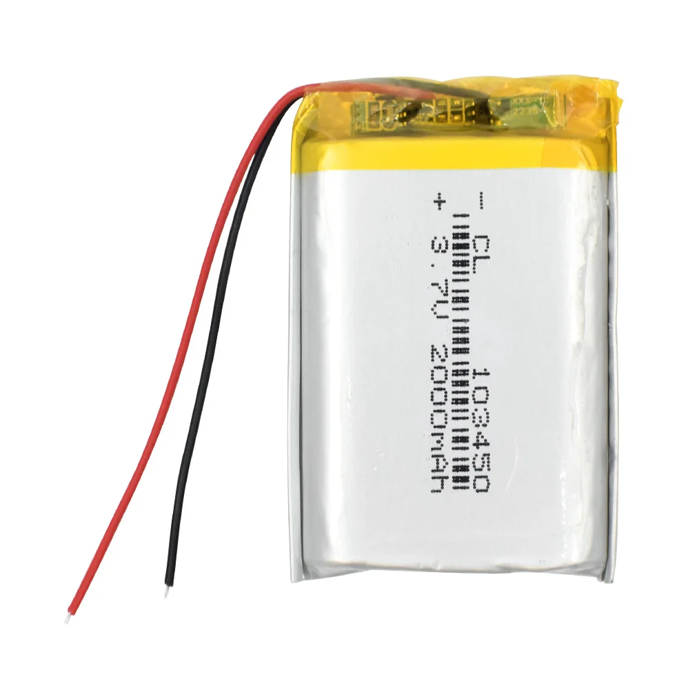 1/2/4 High Capacity 103450 3.7 V Lithium Polymer Battery 2000 Mah Li-po Li-polymer MP5 GPS Bluetooth Speaker Cells Solar Lamp
1/2/4 High Capacity 103450 3.7 V Lithium Polymer Battery 2000 Mah Li-po Li-polymer MP5 GPS Bluetooth Speaker Cells Solar Lamp
