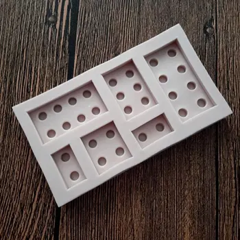 6 Cavity Domino Silicone Cake Chocolate Mould Fondant Candy Soap Mold Decorative Bakeing Tools MF387
6 Cavity Domino Silicone Cake Chocolate Mould Fondant Candy Soap Mold Decorative Bakeing Tools MF387