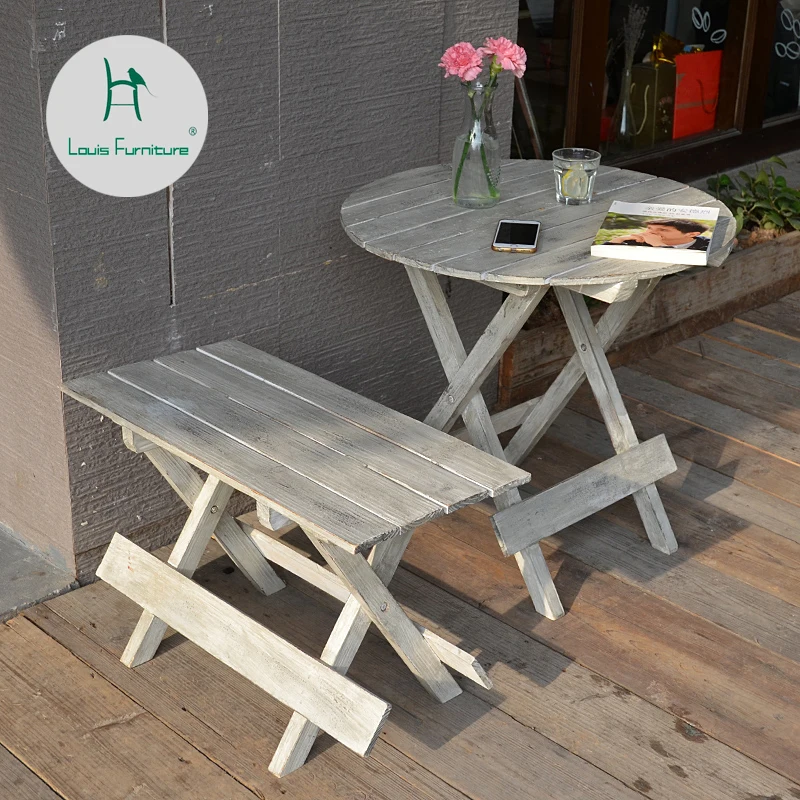 Louis fashion Outdoor Tables Small Round Flower Stand Retro Simple Solid Wood Multi-flesh Plant Balcony and Chair
Louis fashion Outdoor Tables Small Round Flower Stand Retro Simple Solid Wood Multi-flesh Plant Balcony and Chair