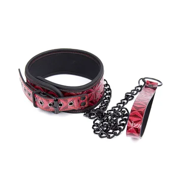 

Flirt Bdsm Collar Slave Leather Gay Fetish Sex Games Cockring Bondage Restraints Couples Sex Toys for Woman Jeux Sexuel Black