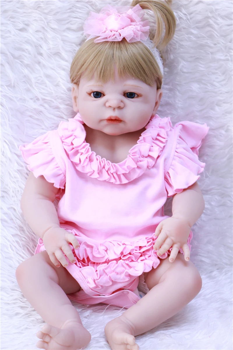 NPK reborn dolls 23" completa silicone reborn baby dolls fashion Victoria girl babies alive bonecas child bathe toy bonecas
NPK reborn dolls 23" completa silicone reborn baby dolls fashion Victoria girl babies alive bonecas child bathe toy bonecas