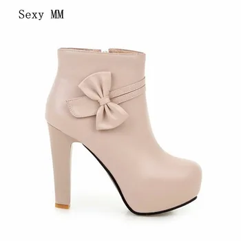 Spring Autumn Woman Platform High Heels Ankle Boots Women Short Boots Ladies Shoes botas botte femme Plus Size 34-40.41.42.43
Spring Autumn Woman Platform High Heels Ankle Boots Women Short Boots Ladies Shoes botas botte femme Plus Size 34-40.41.42.43