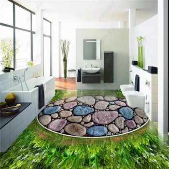 beibehang Custom Modern Wallpaper Green Grass Round Diamond Cobblestone 3D Flooring papel de parede wall papers home decor
beibehang Custom Modern Wallpaper Green Grass Round Diamond Cobblestone 3D Flooring papel de parede wall papers home decor
