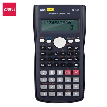 

Deli 82MS Scientific Calculator professional school use 240 Function Engineer calculators student 10+2 Digits school supplies