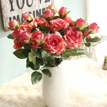 10pcs/lot Rose Artificial Flowers Real Touch Rose Flowers for Home Wedding Decoration Party Birthday Mother's Gift new year gift
10pcs/lot Rose Artificial Flowers Real Touch Rose Flowers for Home Wedding Decoration Party Birthday Mother's Gift new year gift